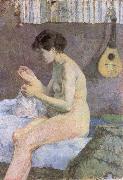 Paul Gauguin Study of a Nude Suzanne Sewing Germany oil painting artist